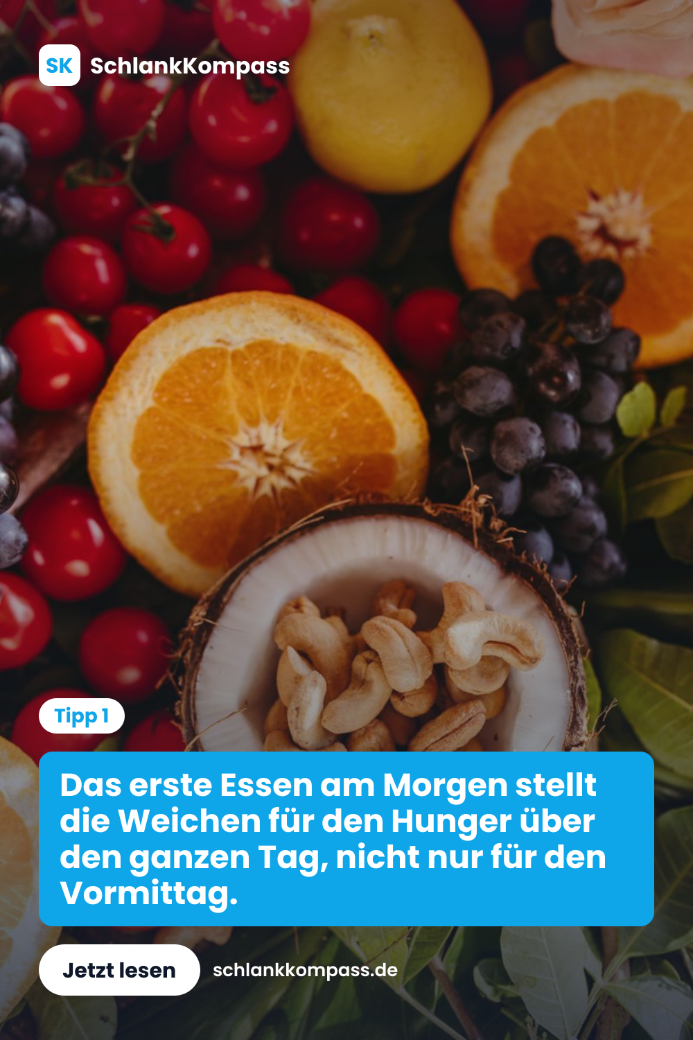 Das erste Essen am Morgen stellt die Weichen für den Hunger über den ganzen Tag, nicht nur für den Vormittag.