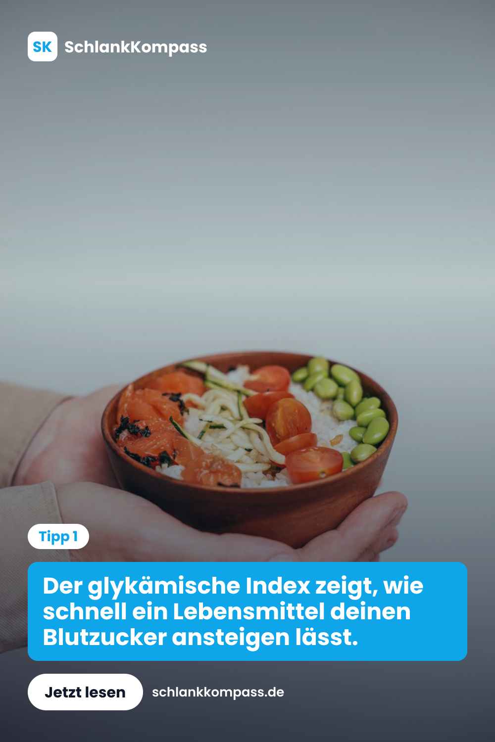 Der glykämische Index zeigt, wie schnell ein Lebensmittel deinen Blutzucker ansteigen lässt.
