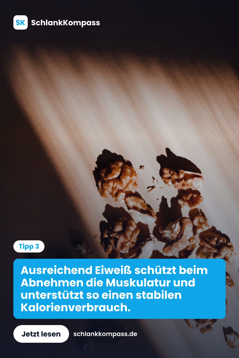 Ausreichend Eiweiß schützt beim Abnehmen die Muskulatur und unterstützt so einen stabilen Kalorienverbrauch.