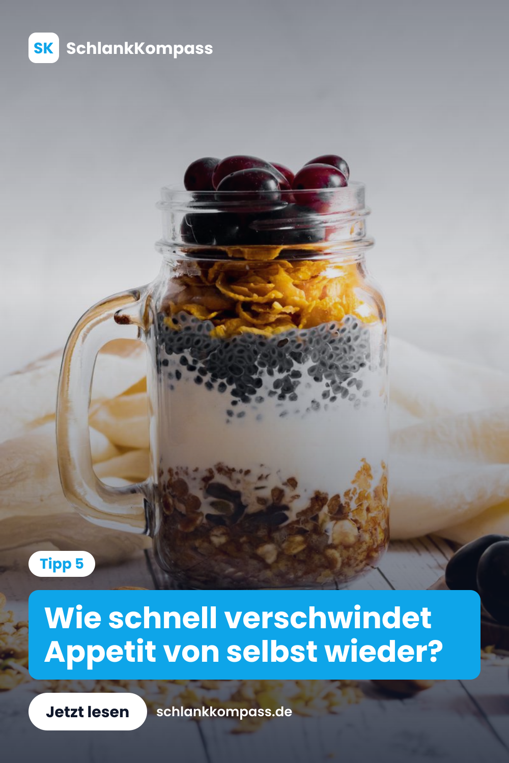 Wie schnell verschwindet Appetit von selbst wieder?