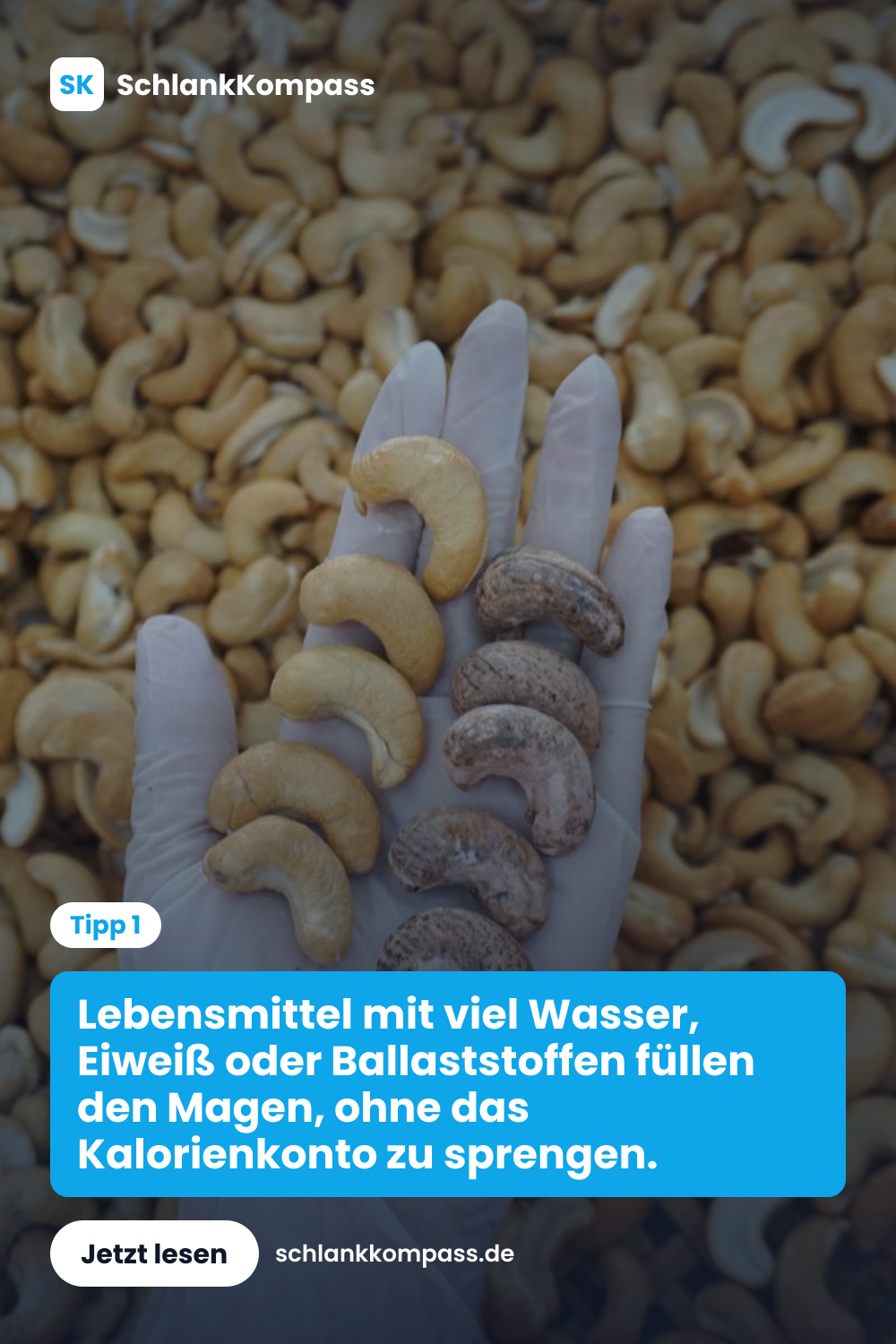 Lebensmittel mit viel Wasser, Eiweiß oder Ballaststoffen füllen den Magen, ohne das Kalorienkonto zu sprengen.