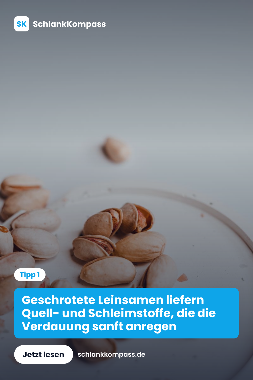 Geschrotete Leinsamen liefern Quell- und Schleimstoffe, die die Verdauung sanft anregen