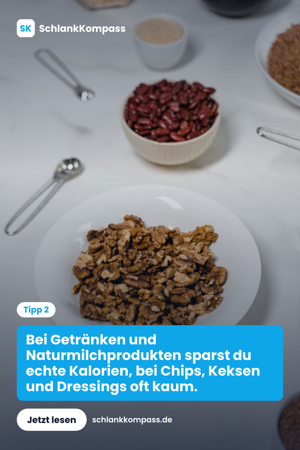 Bei Getränken und Naturmilchprodukten sparst du echte Kalorien, bei Chips, Keksen und Dressings oft kaum.