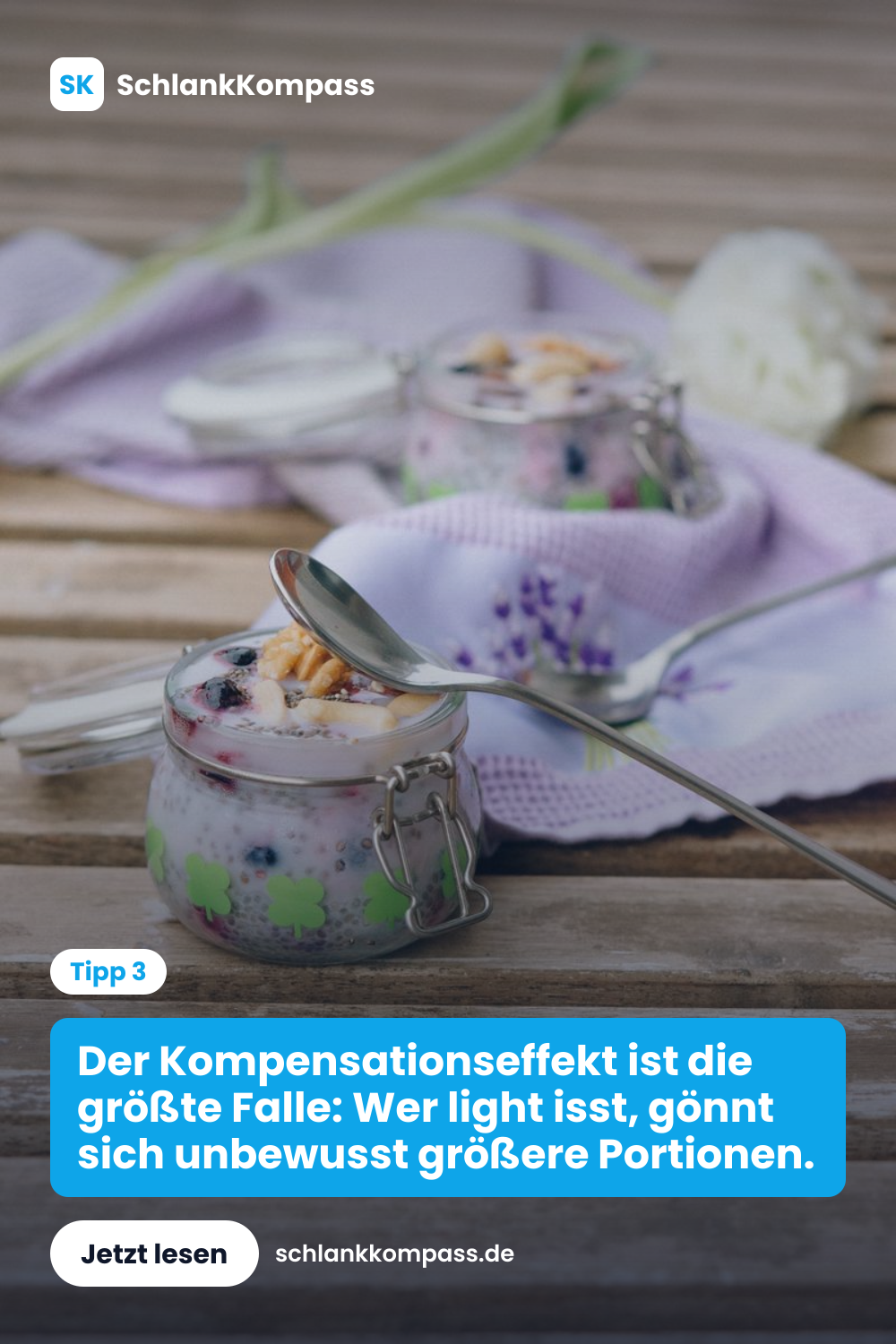 Der Kompensationseffekt ist die größte Falle: Wer light isst, gönnt sich unbewusst größere Portionen.