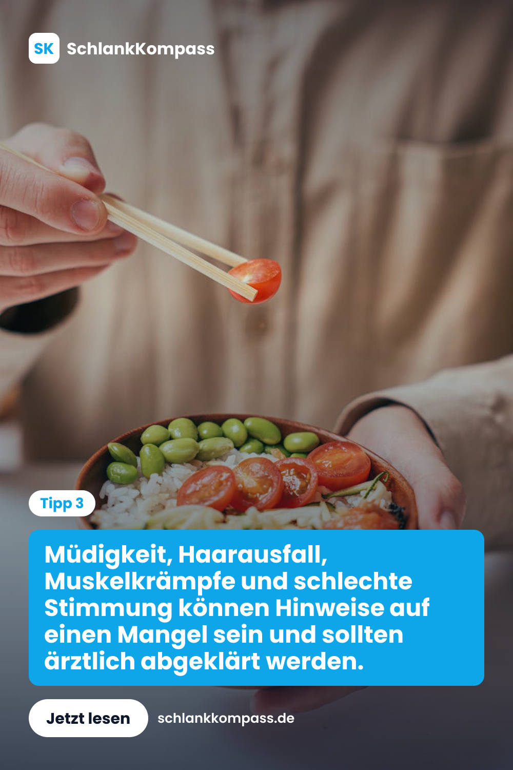 Müdigkeit, Haarausfall, Muskelkrämpfe und schlechte Stimmung können Hinweise auf einen Mangel sein und sollten ärztlich abgeklärt werden.