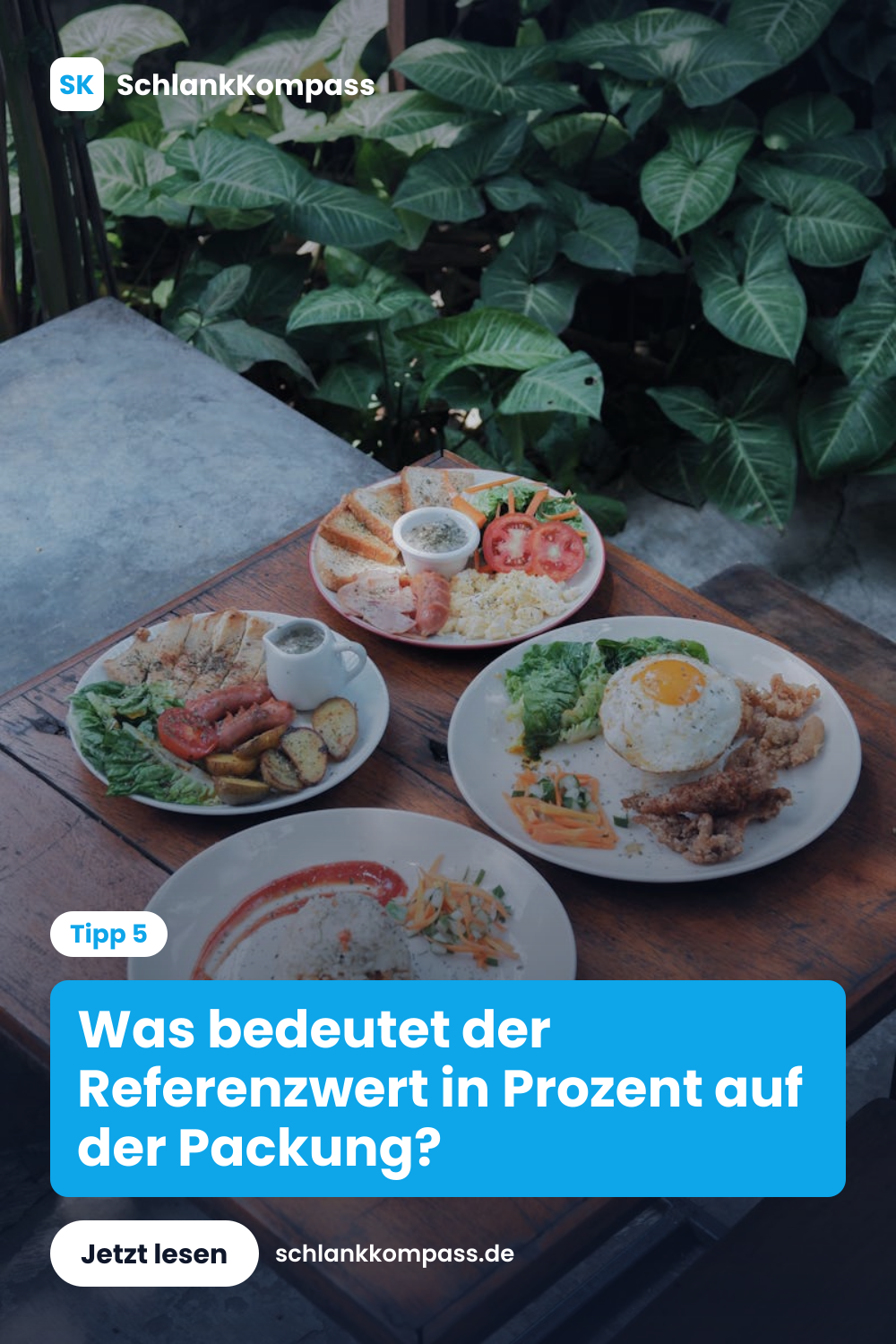 Was bedeutet der Referenzwert in Prozent auf der Packung?