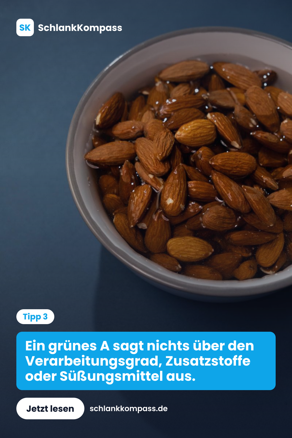 Ein grünes A sagt nichts über den Verarbeitungsgrad, Zusatzstoffe oder Süßungsmittel aus.