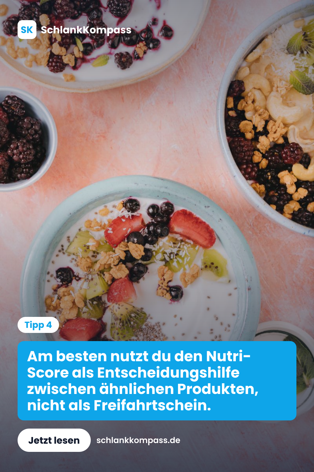 Am besten nutzt du den Nutri-Score als Entscheidungshilfe zwischen ähnlichen Produkten, nicht als Freifahrtschein.