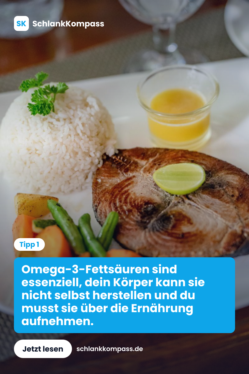 Omega-3-Fettsäuren sind essenziell, dein Körper kann sie nicht selbst herstellen und du musst sie über die Ernährung aufnehmen.