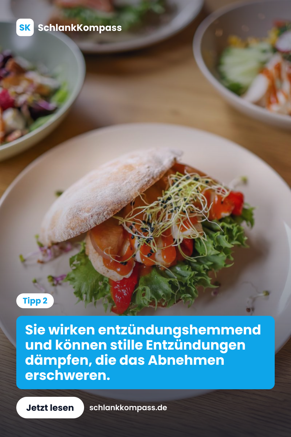 Sie wirken entzündungshemmend und können stille Entzündungen dämpfen, die das Abnehmen erschweren.