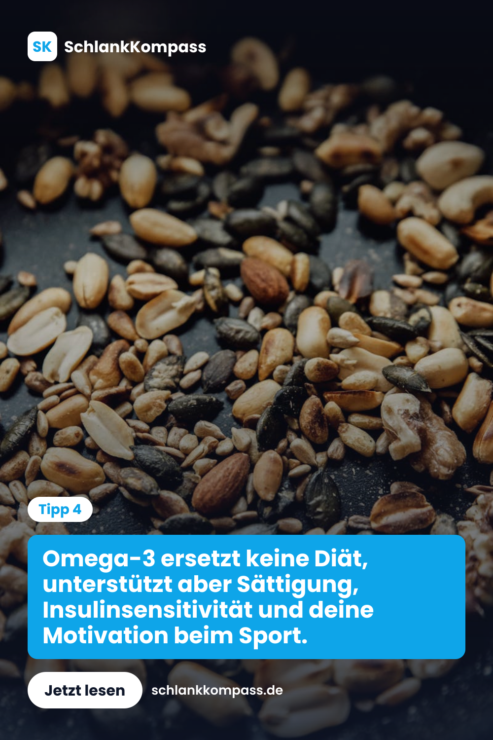 Omega-3 ersetzt keine Diät, unterstützt aber Sättigung, Insulinsensitivität und deine Motivation beim Sport.