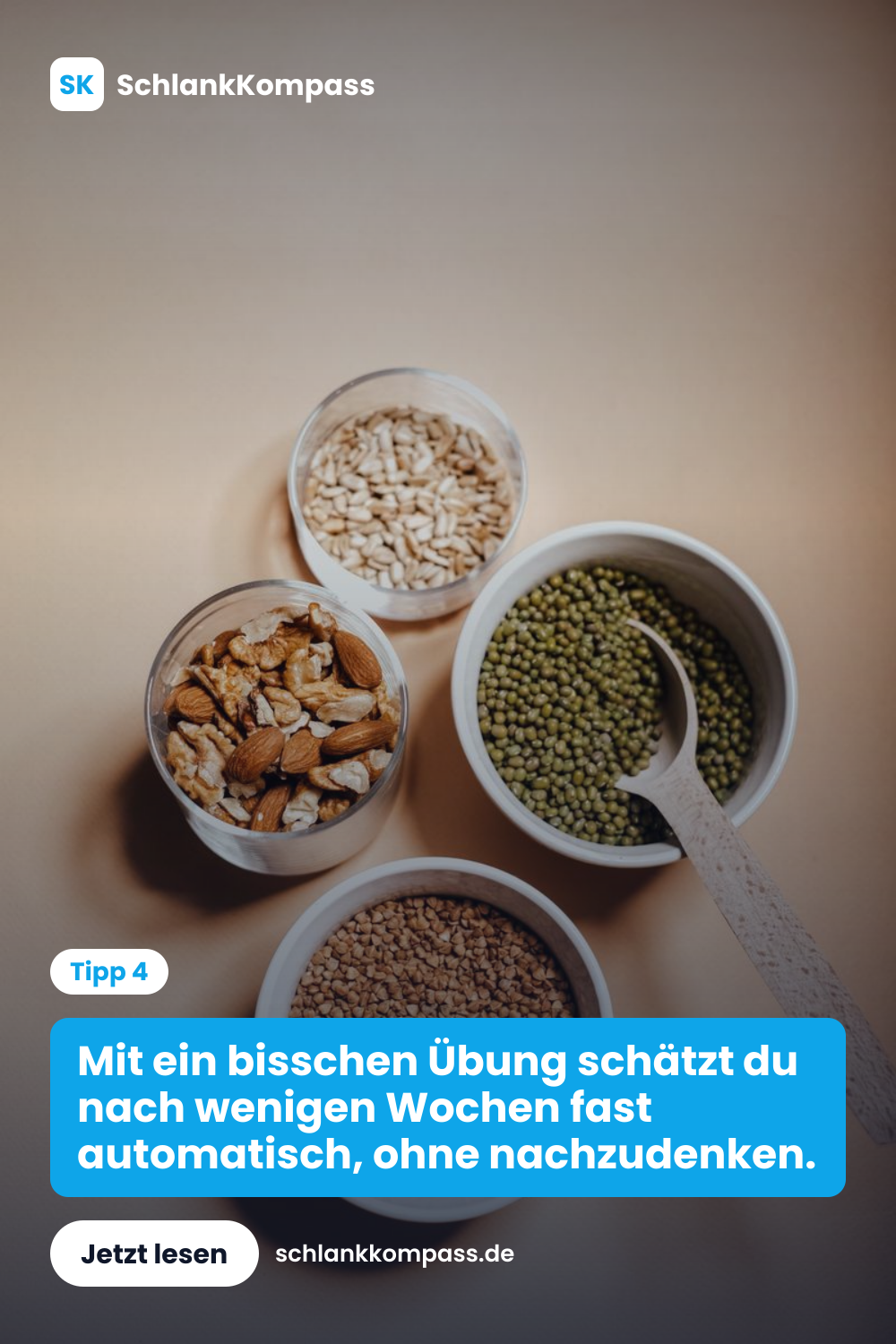 Mit ein bisschen Übung schätzt du nach wenigen Wochen fast automatisch, ohne nachzudenken.