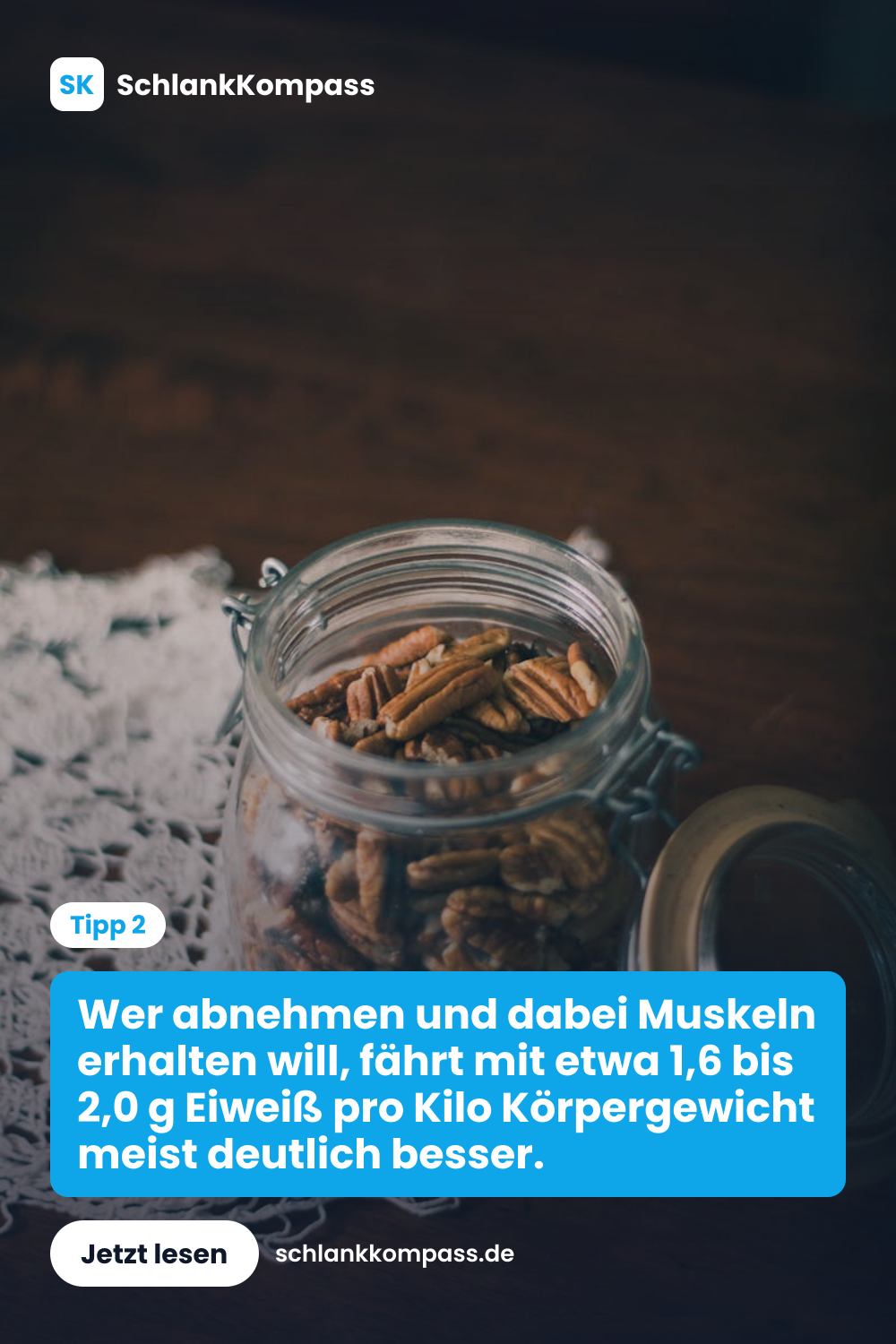 Wer abnehmen und dabei Muskeln erhalten will, fährt mit etwa 1,6 bis 2,0 g Eiweiß pro Kilo Körpergewicht meist deutlich besser.