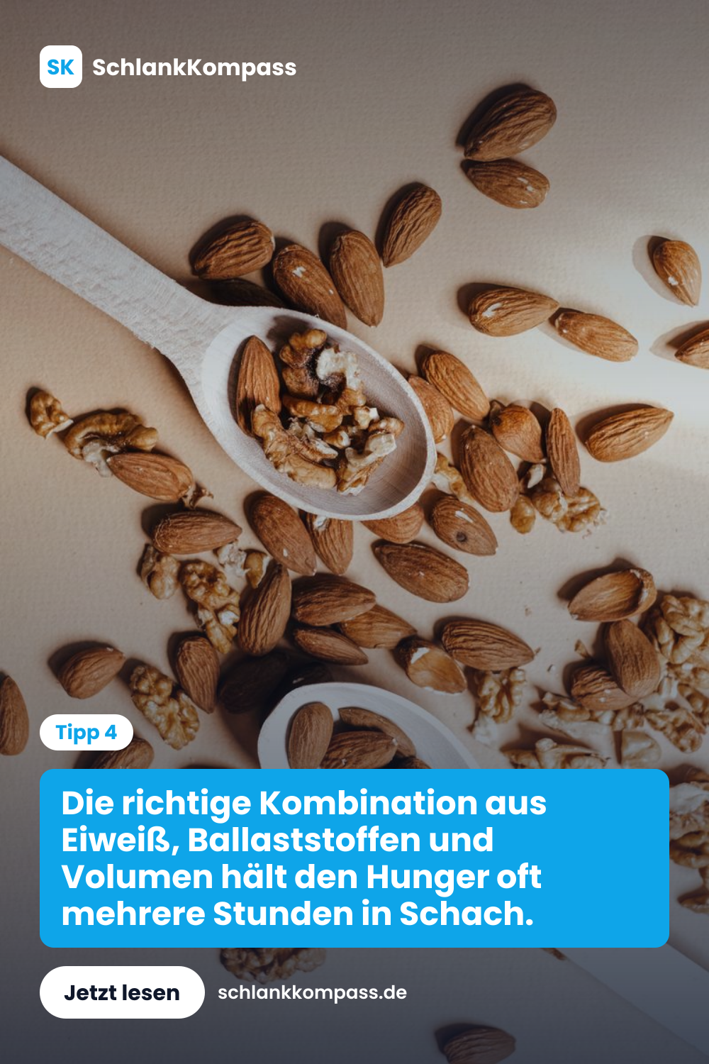 Die richtige Kombination aus Eiweiß, Ballaststoffen und Volumen hält den Hunger oft mehrere Stunden in Schach.