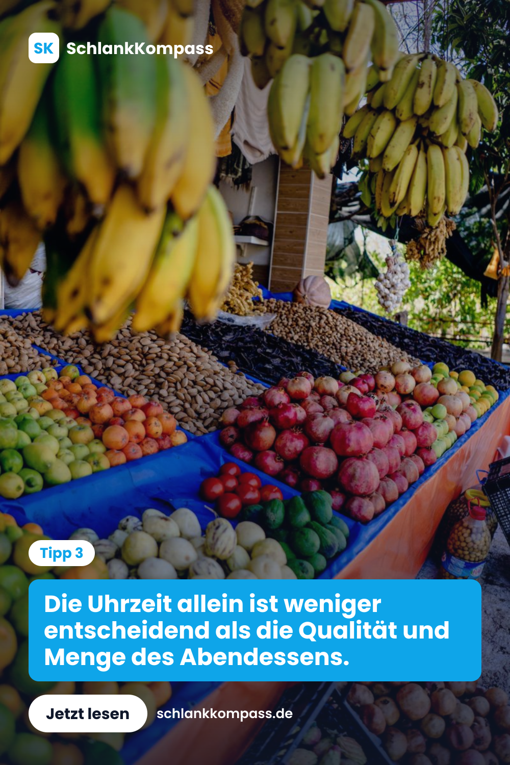 Die Uhrzeit allein ist weniger entscheidend als die Qualität und Menge des Abendessens.