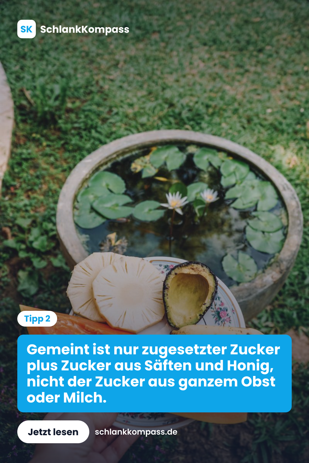 Gemeint ist nur zugesetzter Zucker plus Zucker aus Säften und Honig, nicht der Zucker aus ganzem Obst oder Milch.