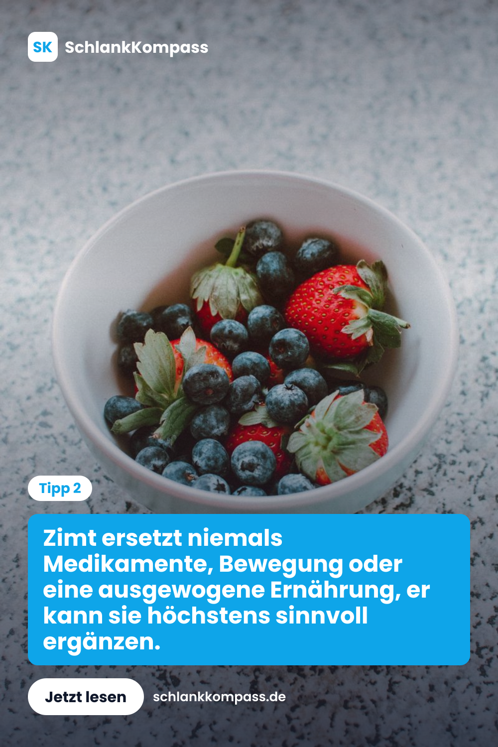 Zimt ersetzt niemals Medikamente, Bewegung oder eine ausgewogene Ernährung, er kann sie höchstens sinnvoll ergänzen.