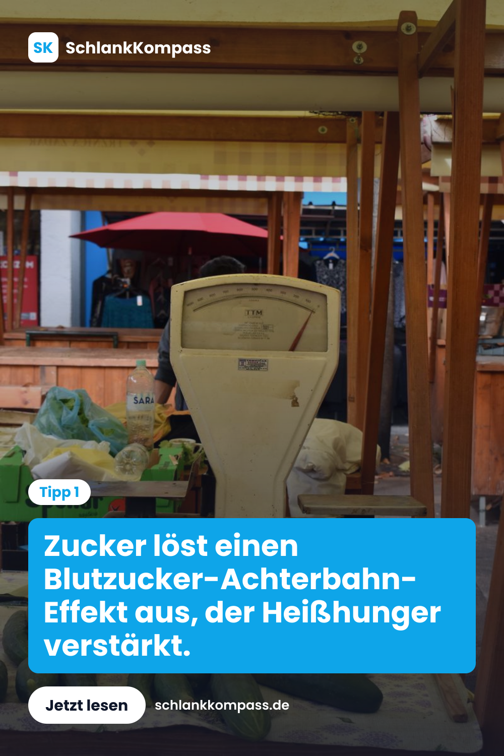 Zucker löst einen Blutzucker-Achterbahn-Effekt aus, der Heißhunger verstärkt.