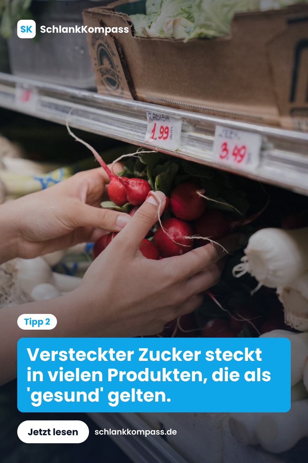 Versteckter Zucker steckt in vielen Produkten, die als 'gesund' gelten.