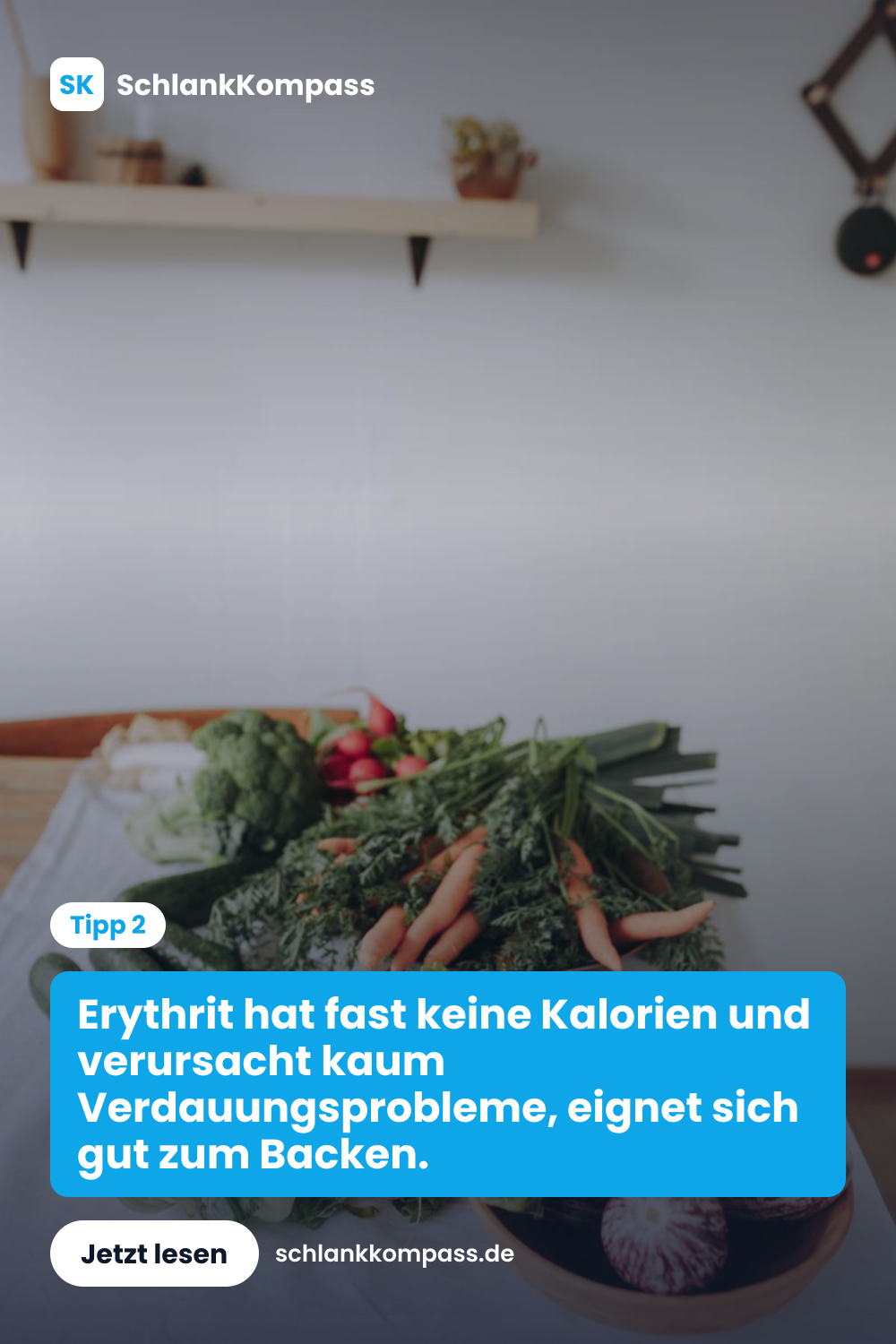 Erythrit hat fast keine Kalorien und verursacht kaum Verdauungsprobleme, eignet sich gut zum Backen.