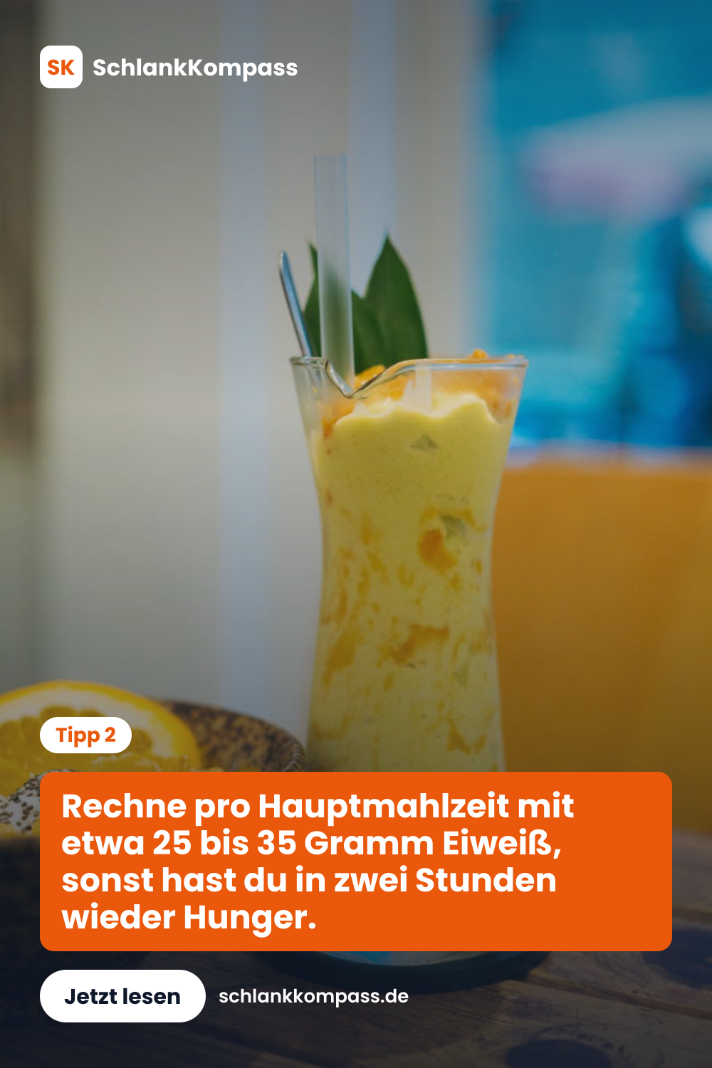 Rechne pro Hauptmahlzeit mit etwa 25 bis 35 Gramm Eiweiß, sonst hast du in zwei Stunden wieder Hunger.