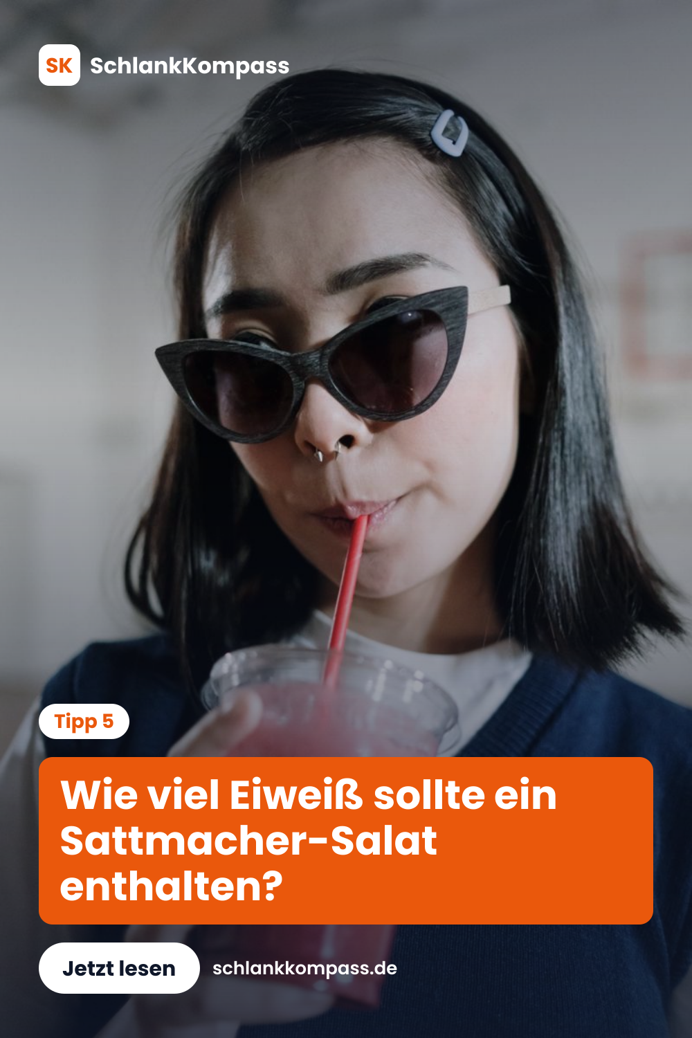 Wie viel Eiweiß sollte ein Sattmacher-Salat enthalten?