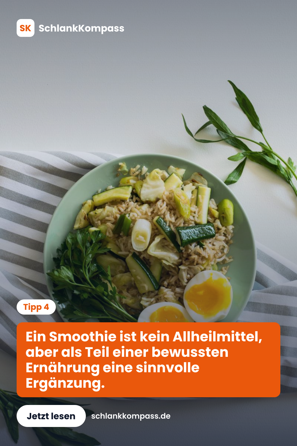 Ein Smoothie ist kein Allheilmittel, aber als Teil einer bewussten Ernährung eine sinnvolle Ergänzung.