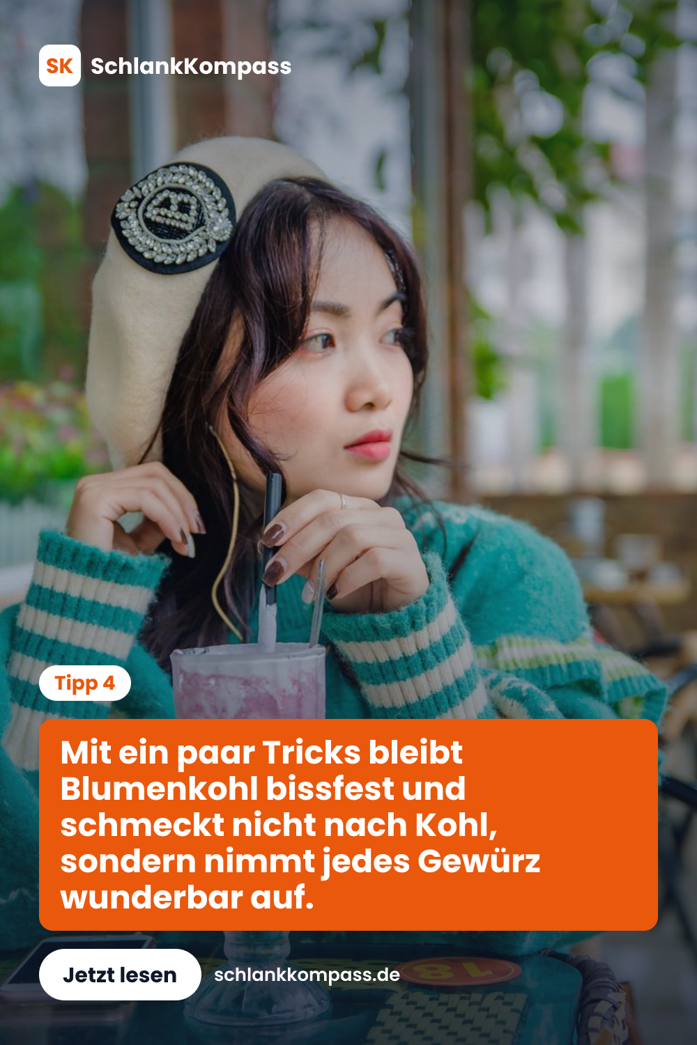 Mit ein paar Tricks bleibt Blumenkohl bissfest und schmeckt nicht nach Kohl, sondern nimmt jedes Gewürz wunderbar auf.