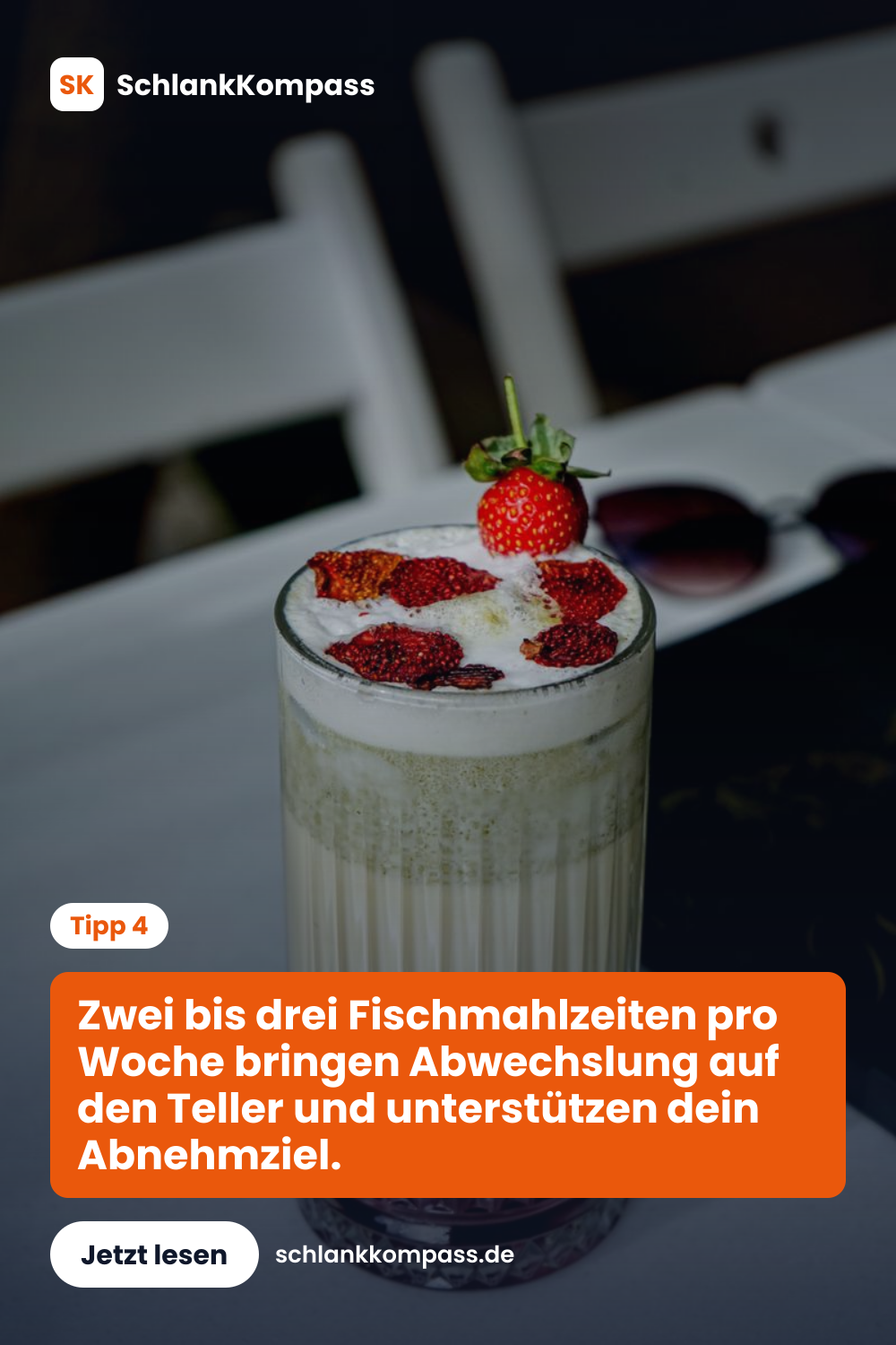 Zwei bis drei Fischmahlzeiten pro Woche bringen Abwechslung auf den Teller und unterstützen dein Abnehmziel.