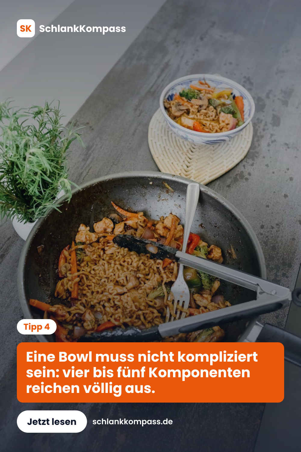 Eine Bowl muss nicht kompliziert sein: vier bis fünf Komponenten reichen völlig aus.