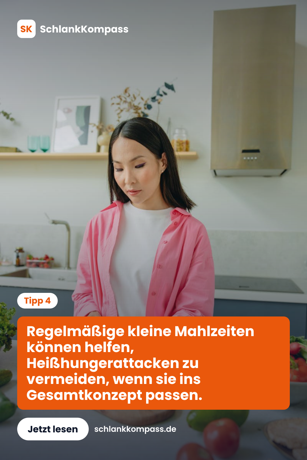 Regelmäßige kleine Mahlzeiten können helfen, Heißhungerattacken zu vermeiden, wenn sie ins Gesamtkonzept passen.