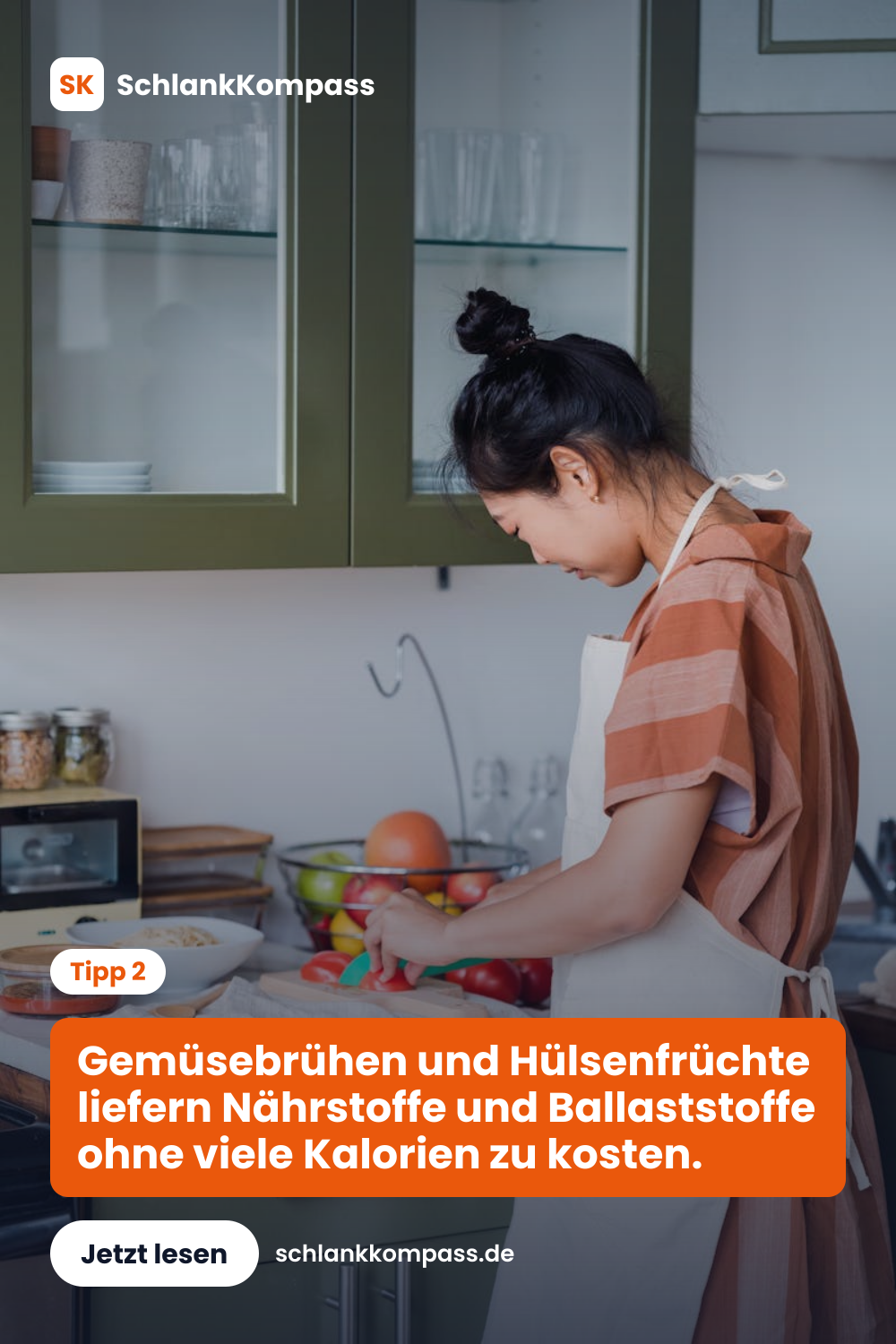Gemüsebrühen und Hülsenfrüchte liefern Nährstoffe und Ballaststoffe ohne viele Kalorien zu kosten.