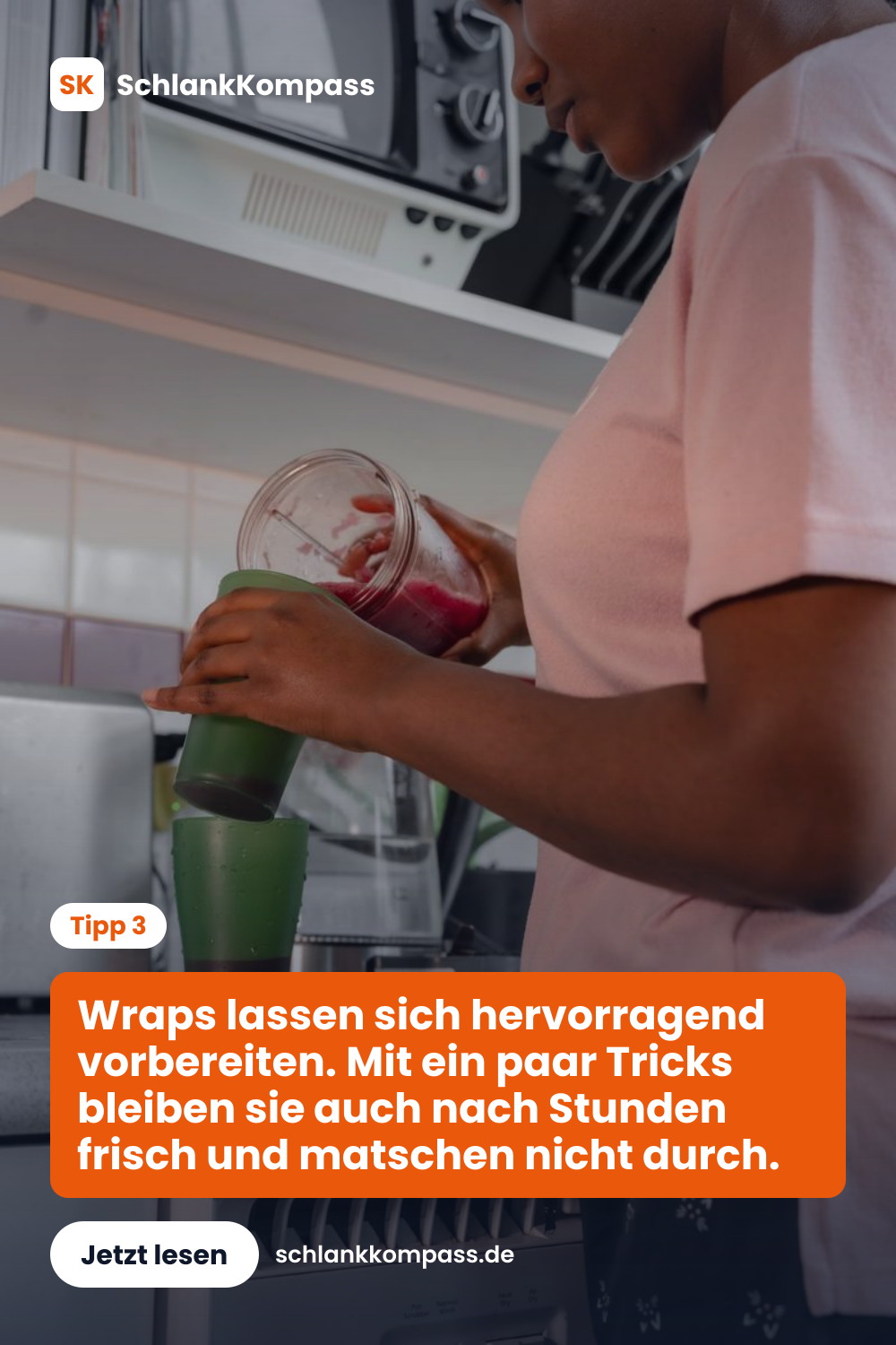 Wraps lassen sich hervorragend vorbereiten. Mit ein paar Tricks bleiben sie auch nach Stunden frisch und matschen nicht durch.