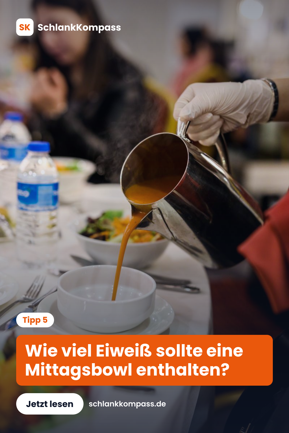 Wie viel Eiweiß sollte eine Mittagsbowl enthalten?