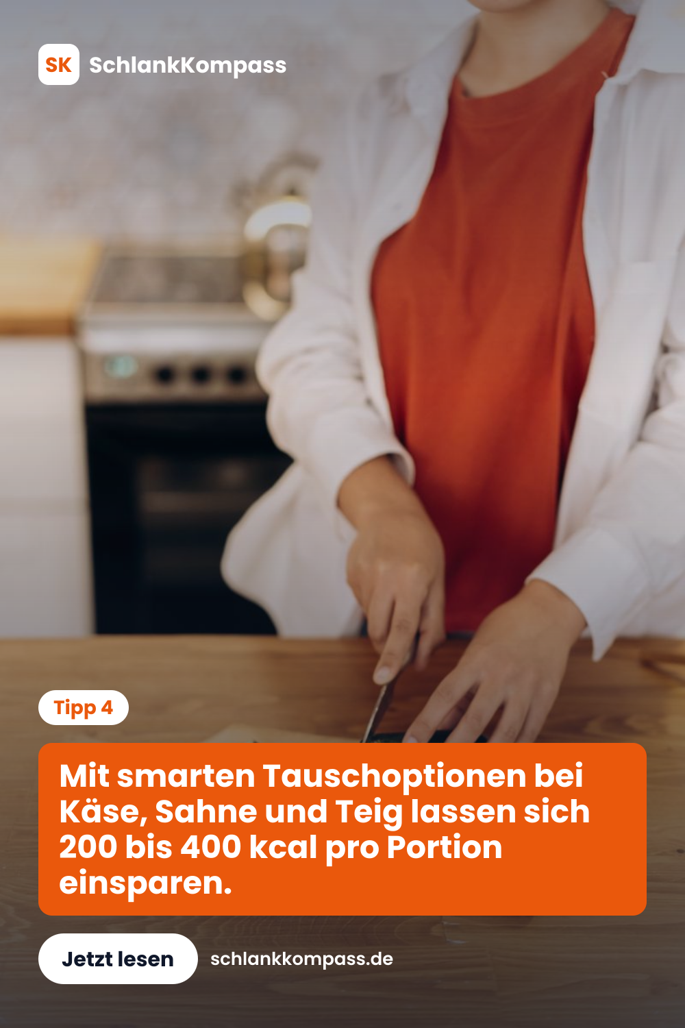 Mit smarten Tauschoptionen bei Käse, Sahne und Teig lassen sich 200 bis 400 kcal pro Portion einsparen.
