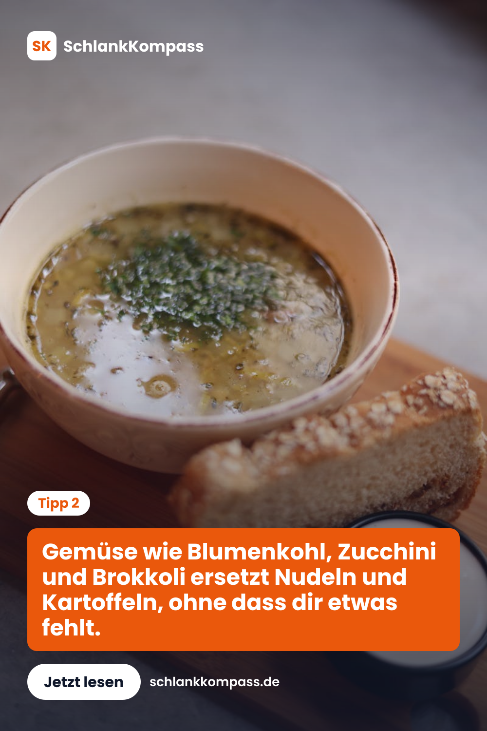 Gemüse wie Blumenkohl, Zucchini und Brokkoli ersetzt Nudeln und Kartoffeln, ohne dass dir etwas fehlt.