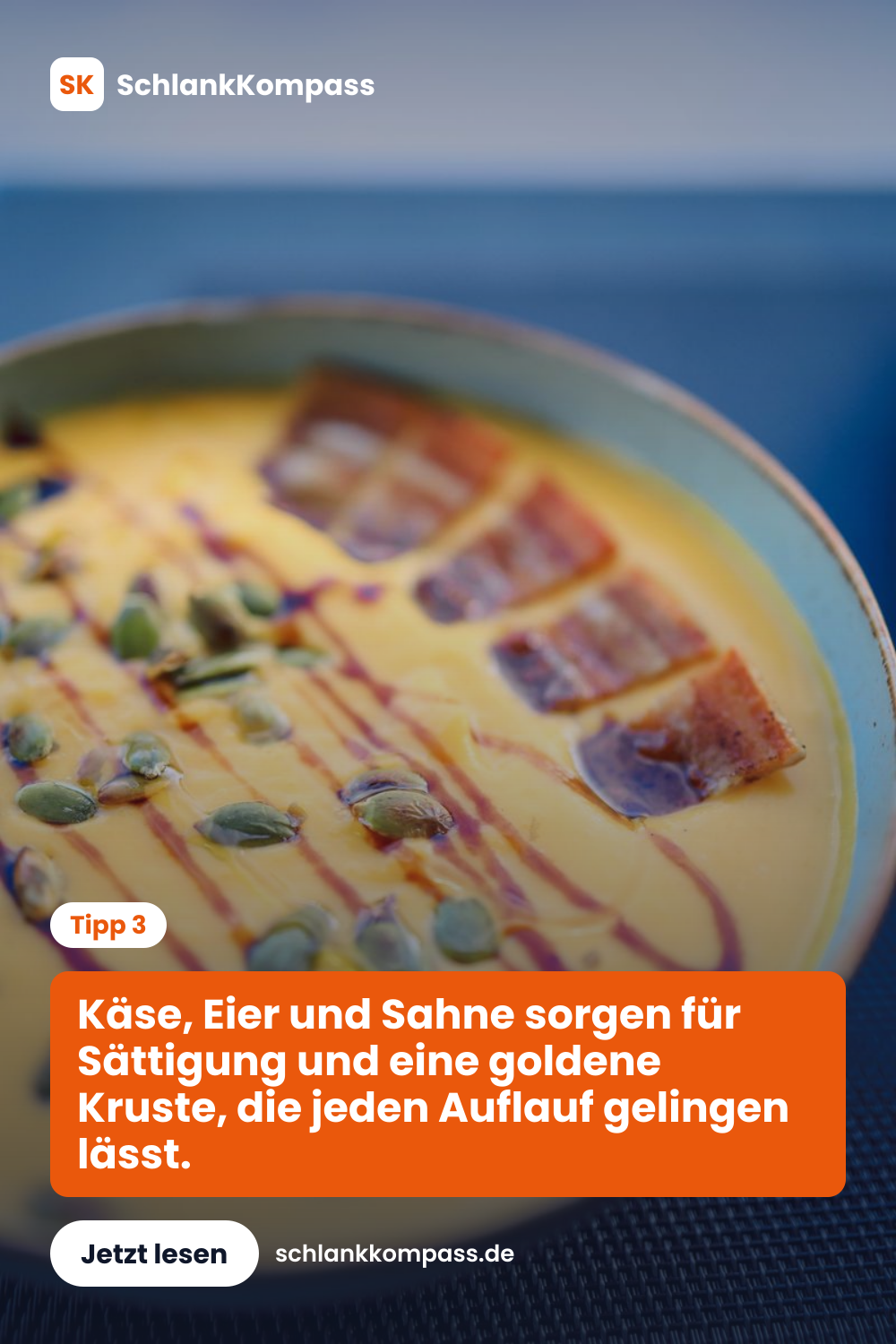 Käse, Eier und Sahne sorgen für Sättigung und eine goldene Kruste, die jeden Auflauf gelingen lässt.