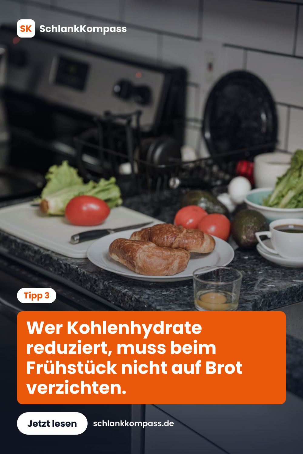 Wer Kohlenhydrate reduziert, muss beim Frühstück nicht auf Brot verzichten.