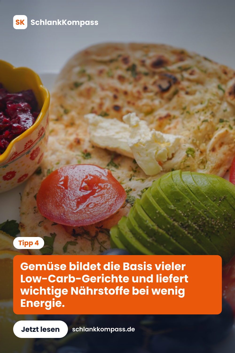 Gemüse bildet die Basis vieler Low-Carb-Gerichte und liefert wichtige Nährstoffe bei wenig Energie.