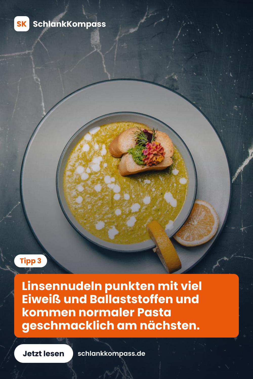 Linsennudeln punkten mit viel Eiweiß und Ballaststoffen und kommen normaler Pasta geschmacklich am nächsten.