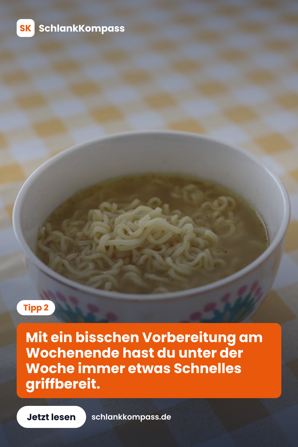 Mit ein bisschen Vorbereitung am Wochenende hast du unter der Woche immer etwas Schnelles griffbereit.