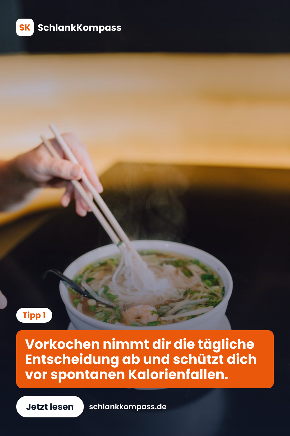 Vorkochen nimmt dir die tägliche Entscheidung ab und schützt dich vor spontanen Kalorienfallen.