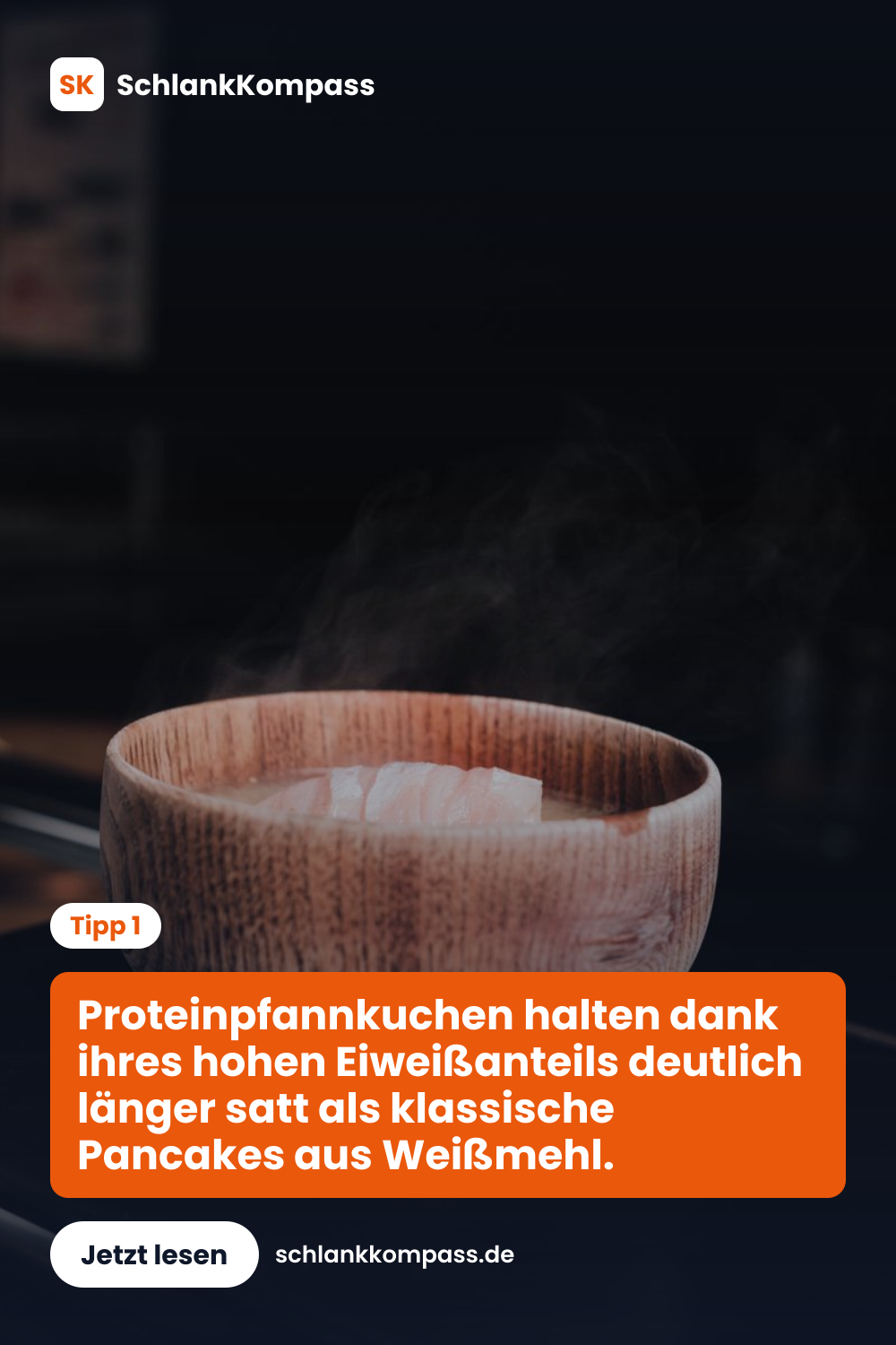 Proteinpfannkuchen halten dank ihres hohen Eiweißanteils deutlich länger satt als klassische Pancakes aus Weißmehl.