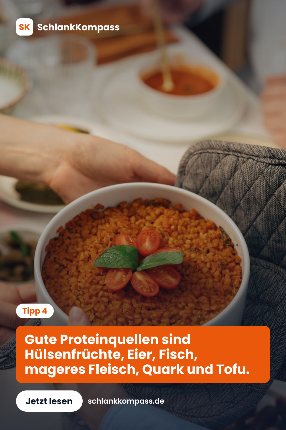 Gute Proteinquellen sind Hülsenfrüchte, Eier, Fisch, mageres Fleisch, Quark und Tofu.