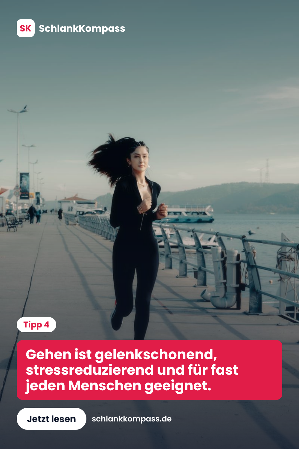 Gehen ist gelenkschonend, stressreduzierend und für fast jeden Menschen geeignet.