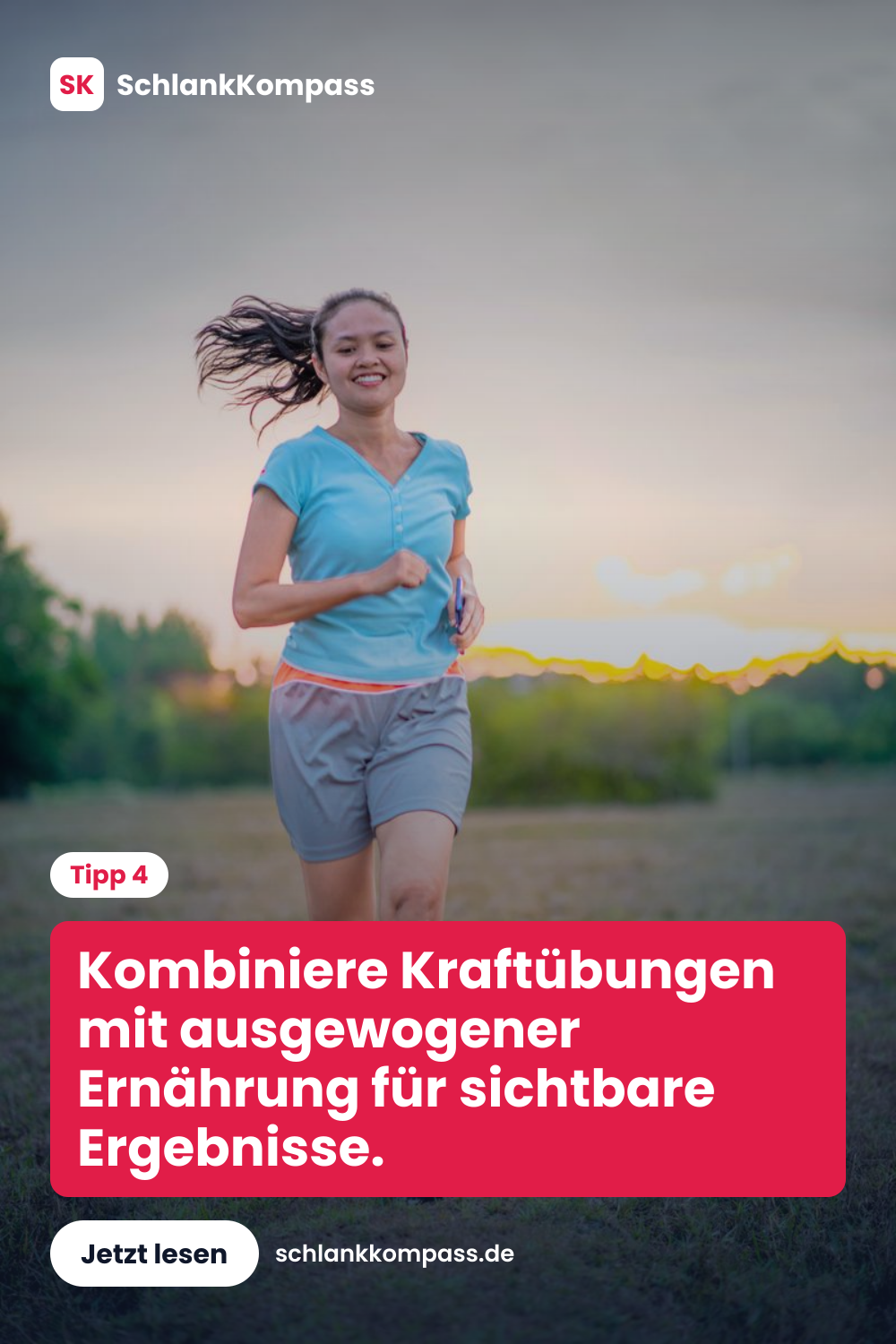 Kombiniere Kraftübungen mit ausgewogener Ernährung für sichtbare Ergebnisse.