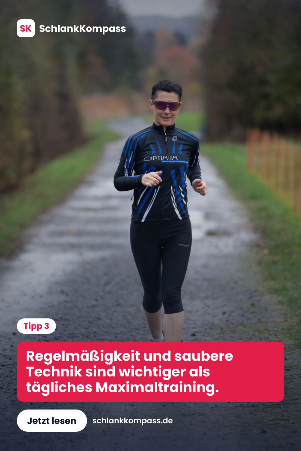 Regelmäßigkeit und saubere Technik sind wichtiger als tägliches Maximaltraining.