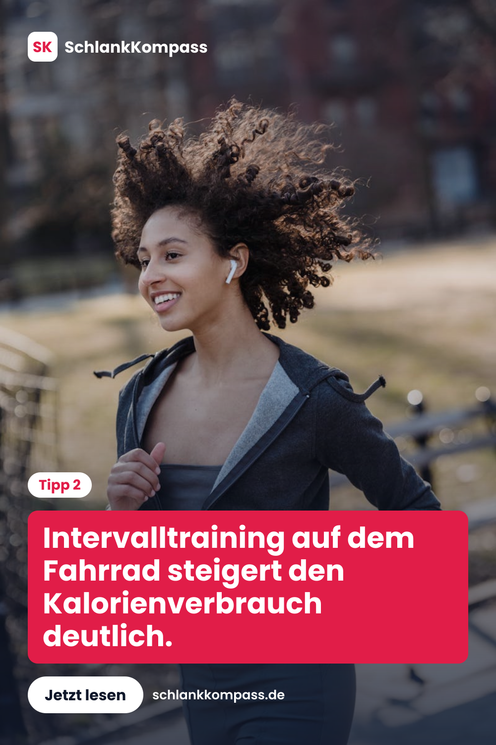 Intervalltraining auf dem Fahrrad steigert den Kalorienverbrauch deutlich.