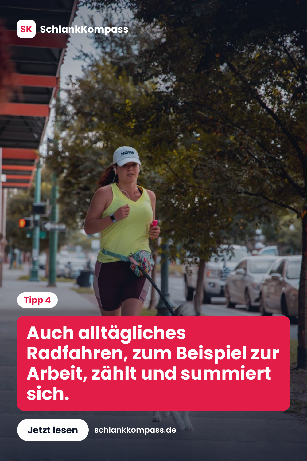 Auch alltägliches Radfahren, zum Beispiel zur Arbeit, zählt und summiert sich.