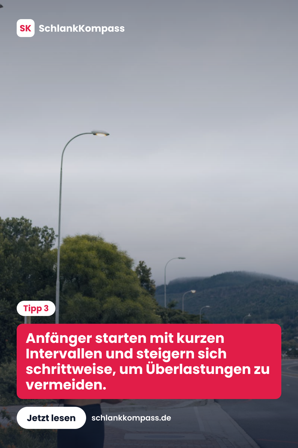 Anfänger starten mit kurzen Intervallen und steigern sich schrittweise, um Überlastungen zu vermeiden.